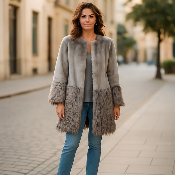 Regal Faux Lamb 🐑 Sweater Coat - Picture 10 of 10